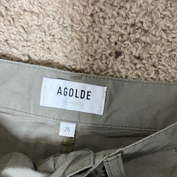 AGOLDE Daria Women's Utility Pant 25 NWOT Duffel Wide Leg Stretch Twill Cropped - Picture 11 of 15